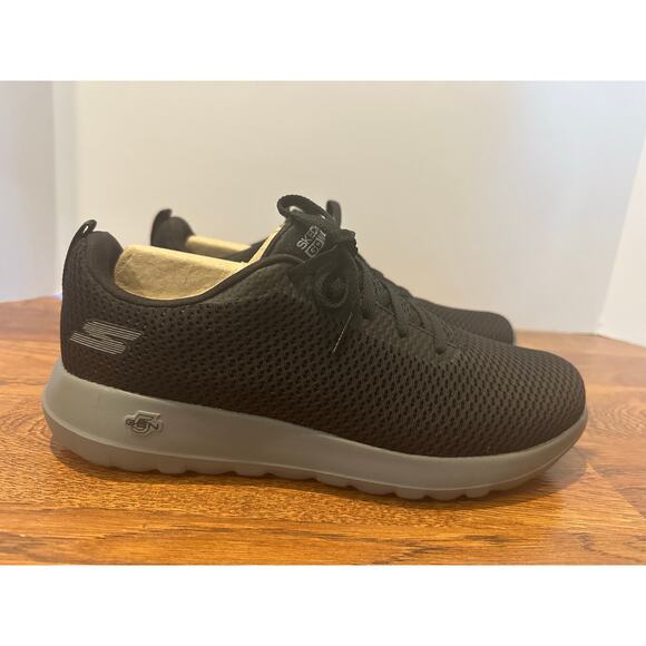Skechers Go Walk Gen 5 Men's Lace-Up Walking Shoes Black Size 8 Comfort - Picture 2 of 10